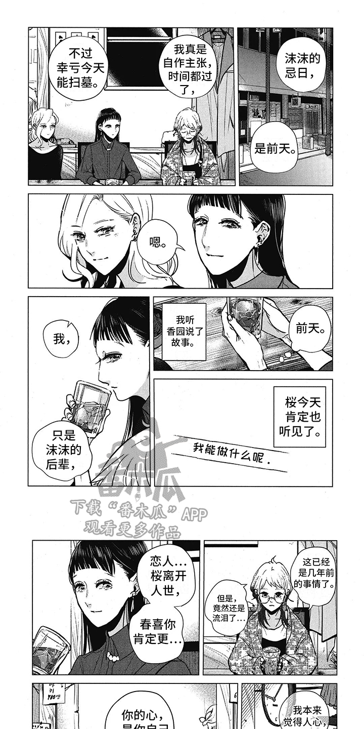 樱花盛开日语漫画,第26章：前老板1图