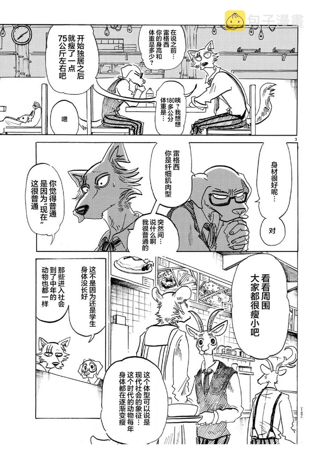 BEASTARS动画风格漫画,第154话 杰克老师的历史教室3图