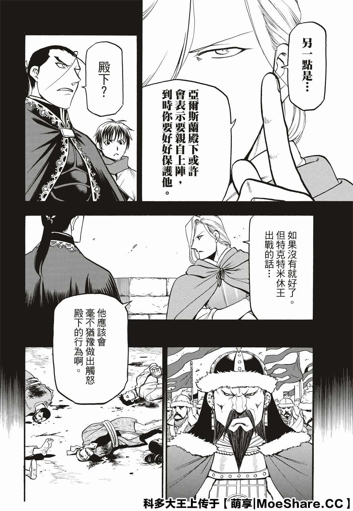 亚尔斯兰战记第二季解说漫画,第83话 特兰国王的挑衅2图