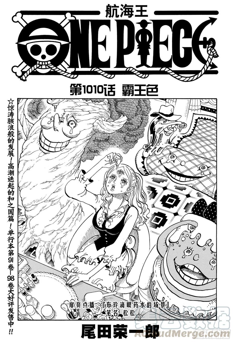 航海王免费完整版全集免费播放漫画,第1010话 霸王色1图