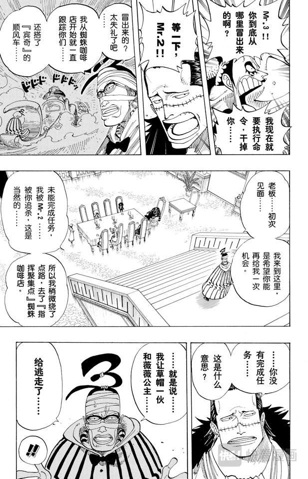 航海王漫画,第166话 路飞VS.薇薇3图